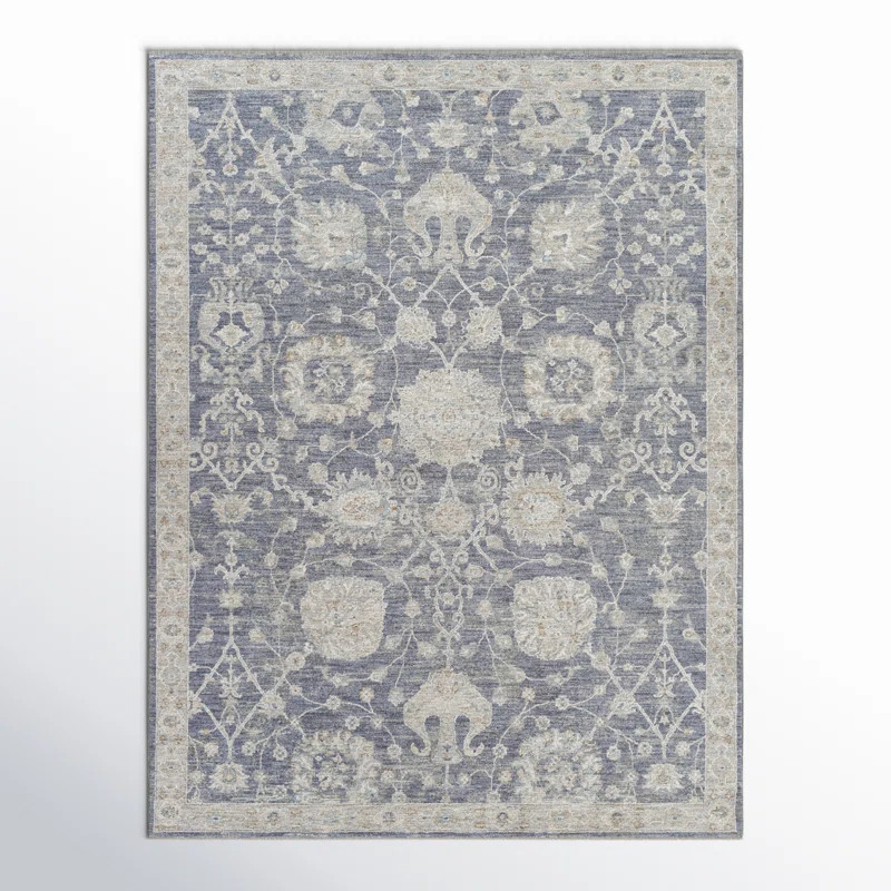 Conlan Machine Woven Oriental Gray/Blue Area Rug | Wayfair North America