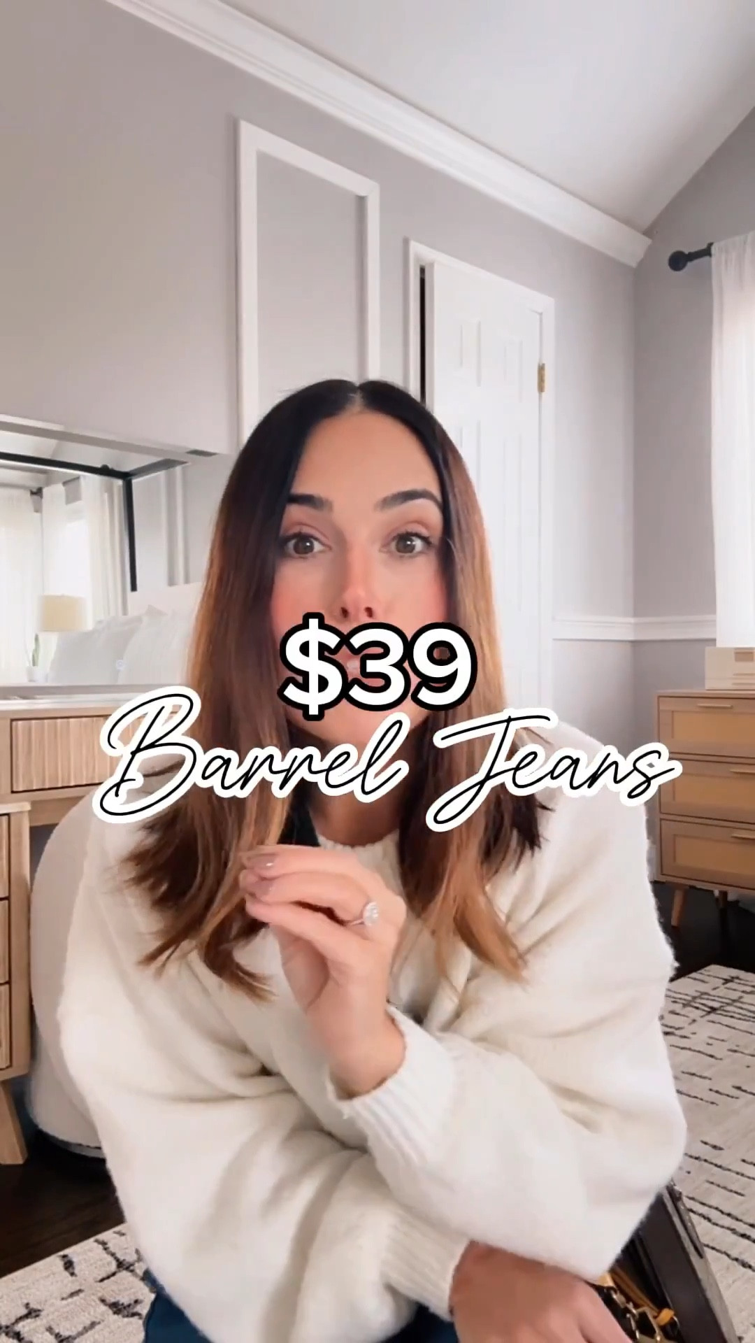 Loving these super stretchy and comfy barrel jeans 🙌🏻 

#LTKOver40 #LTKSeasonal #LTKootd