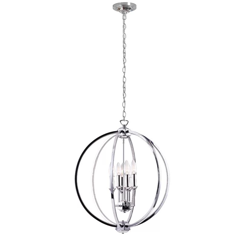 Tourville 6 - Light Candle Style Globe Chandelier | Wayfair North America