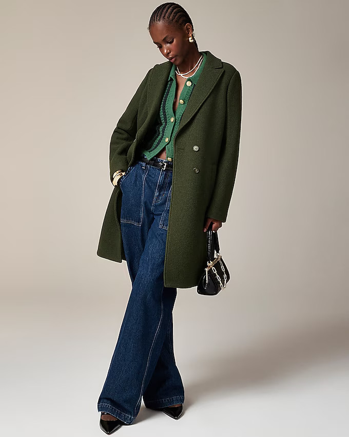 Daphne topcoat in boiled wool | J. Crew US