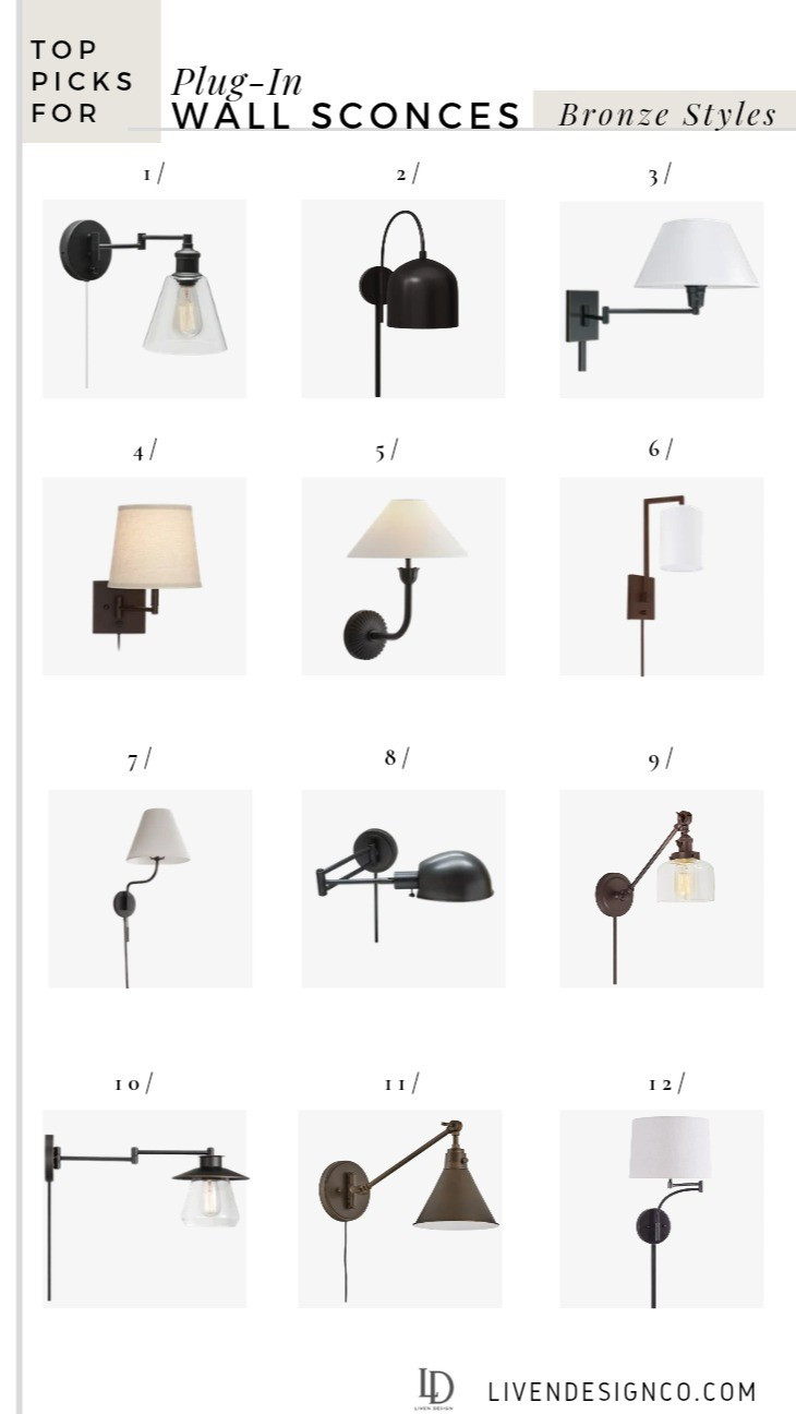 Plug in bronze wall sconce. Wall sconce. Swing arm sconce. Modern sconce. Bedside sconce

#LTKSeasonal #LTKSaleAlert #LTKHome