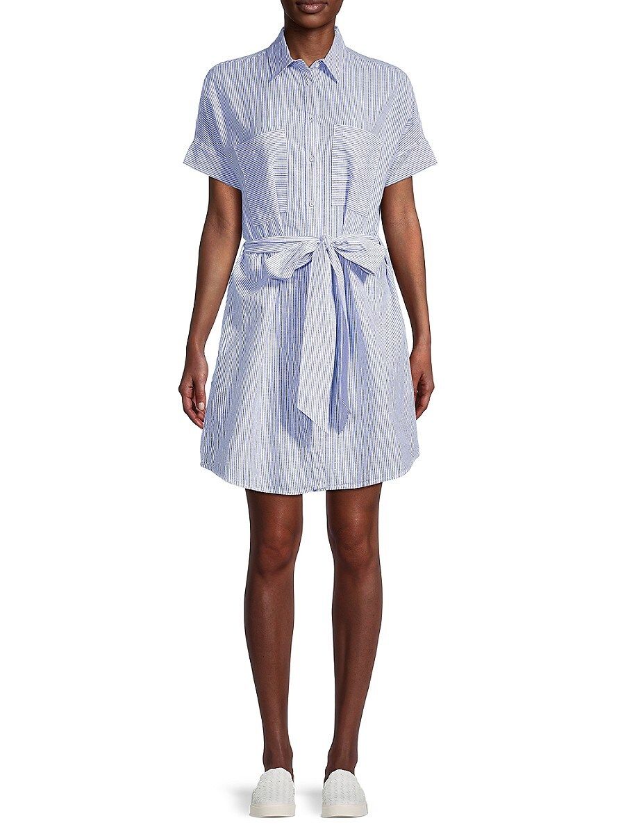DL1961 Women's Cranberry Striped Shirtdress - Blue Stripe - Size XS | Saks Fifth Avenue OFF 5TH