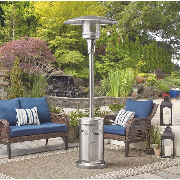 Mainstays Large Stainless Steel Patio Heater - Walmart.com | Walmart (US)
