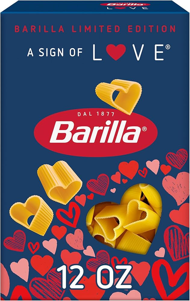 Barilla Limited Edition A Sign of Love Pasta, 12 oz. Box | Amazon (US)