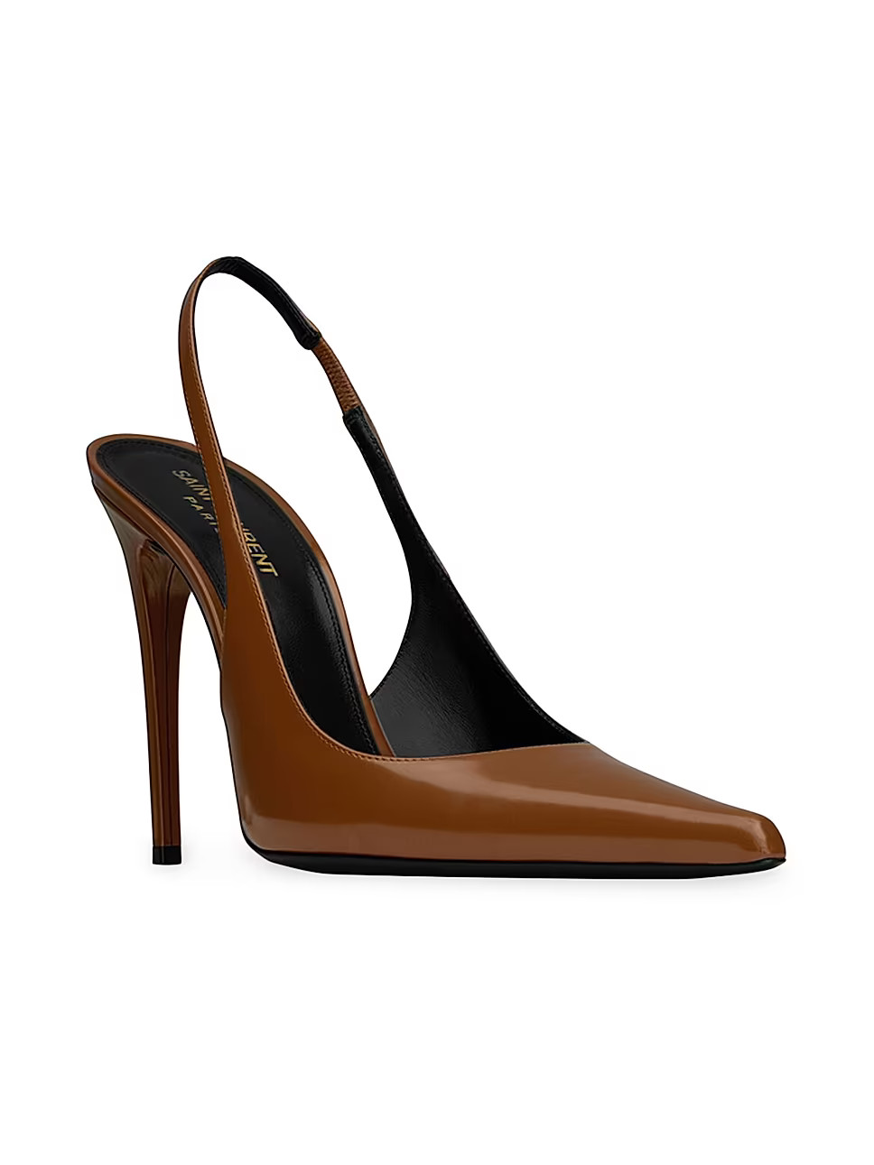 Vendome Slingback Pumps In Glazed Leather | Saks Fifth Avenue