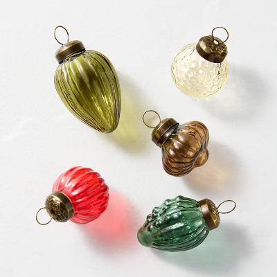 25pk Mini Vintage Glass Ornaments - Hearth & Hand™ with Magnolia | Target