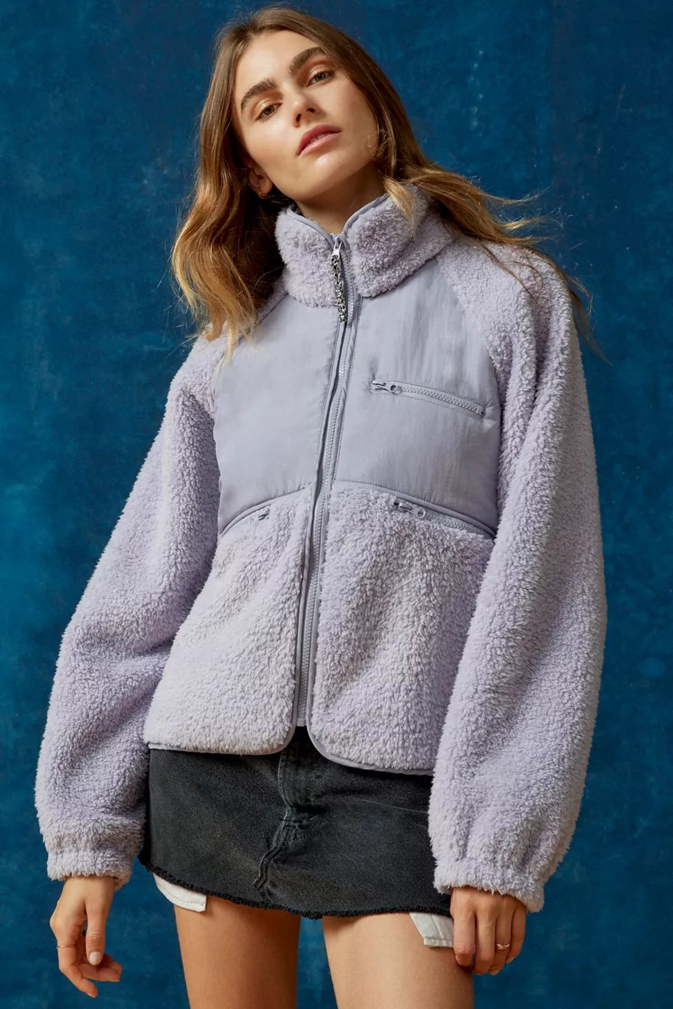 BDG Chuck Fleece Zip-Up Jacket | Urban Outfitters (US and RoW)