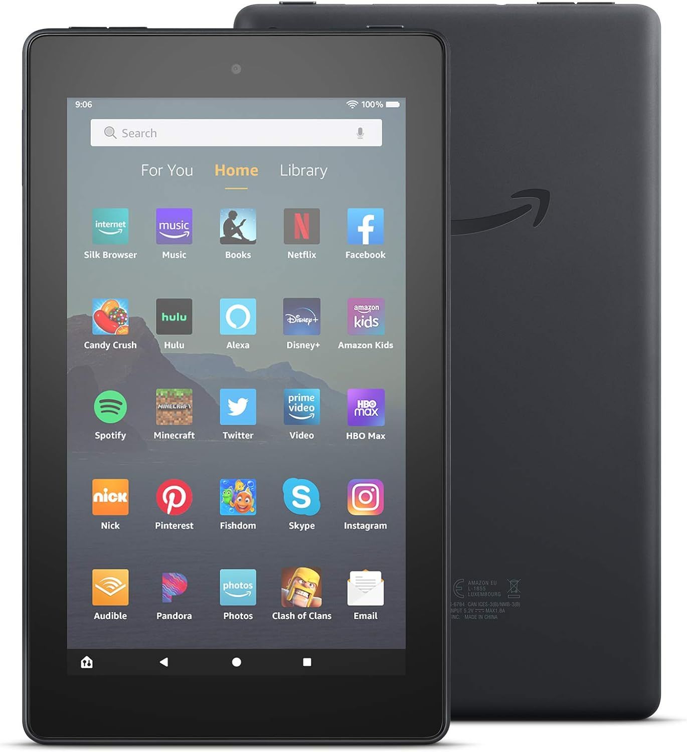 Fire 7 tablet, 7" display, 32 GB, (2019 release), without lockscreen ads, Black | Amazon (US)