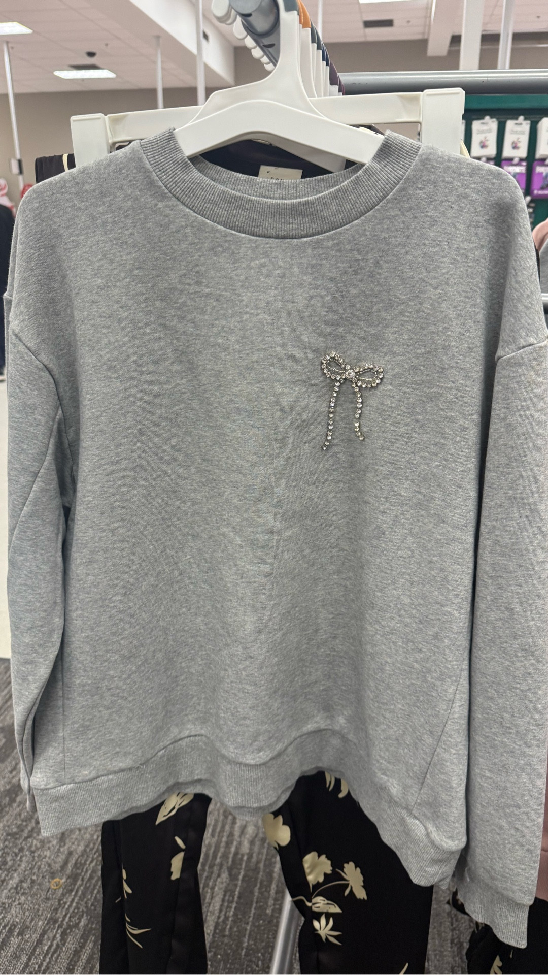 Cute bow embellished sweatshirts. 
These are Target finds. I love the feel of this sweatshirt. It’s good quality and runs tts. 
Petite style 
Cute sweatshirt 

#LTKOver40 #LTKmomlife #LTKPetite