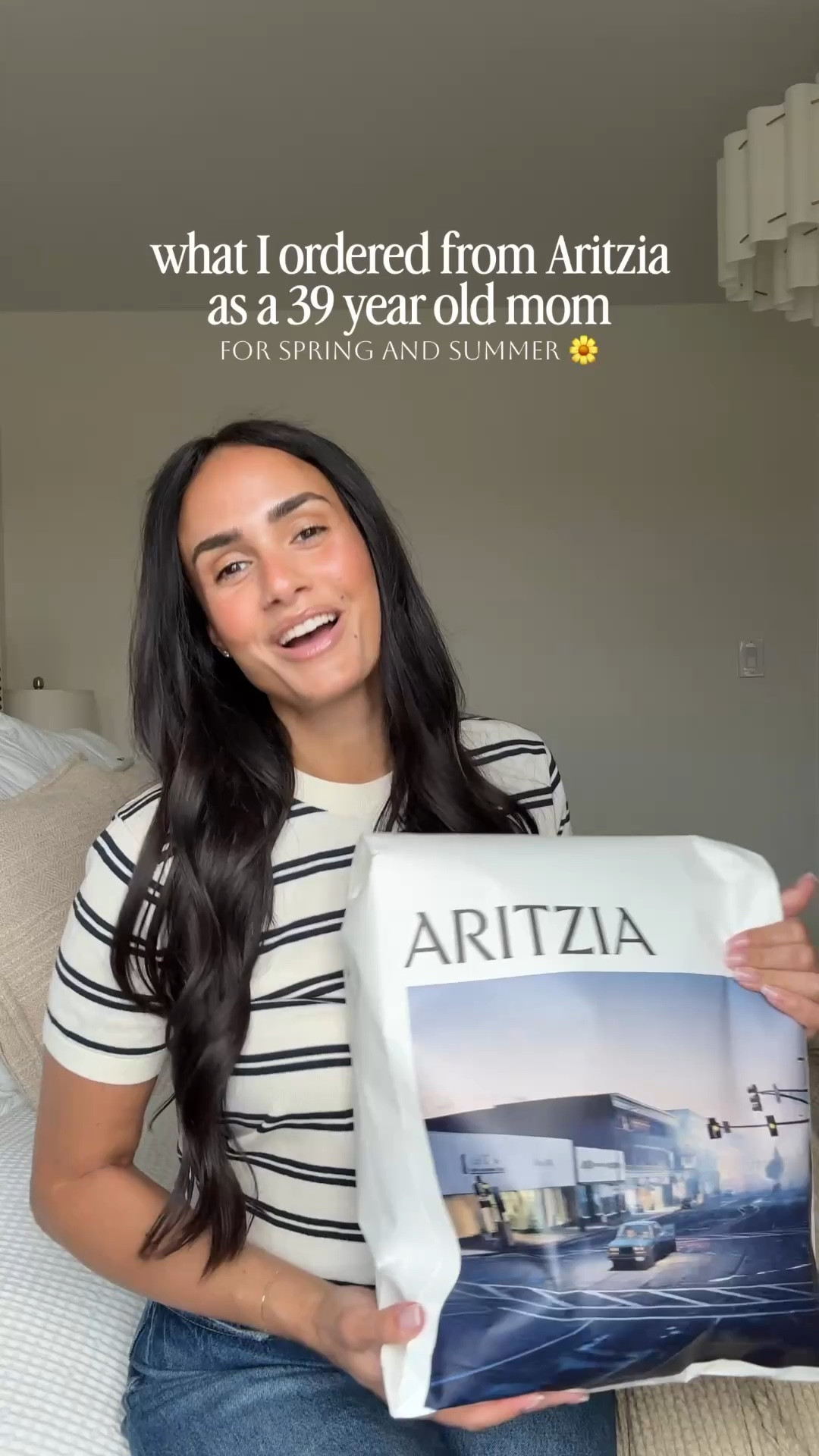 shop spring, and summer pieces @Aritzia here’s everything I ordered as a 39-year-old mom. 
Medium denim top 
Size small black dress 
Size 6 white maxi 
Medium yellow cardigan 
Medium in the striped T-shirt that I’m wearing

#LTKsummer #LTKstyletip #LTKcanada