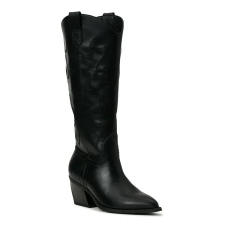 Madden NYC Women's Embroidered Tall Western Boots | Walmart (US)