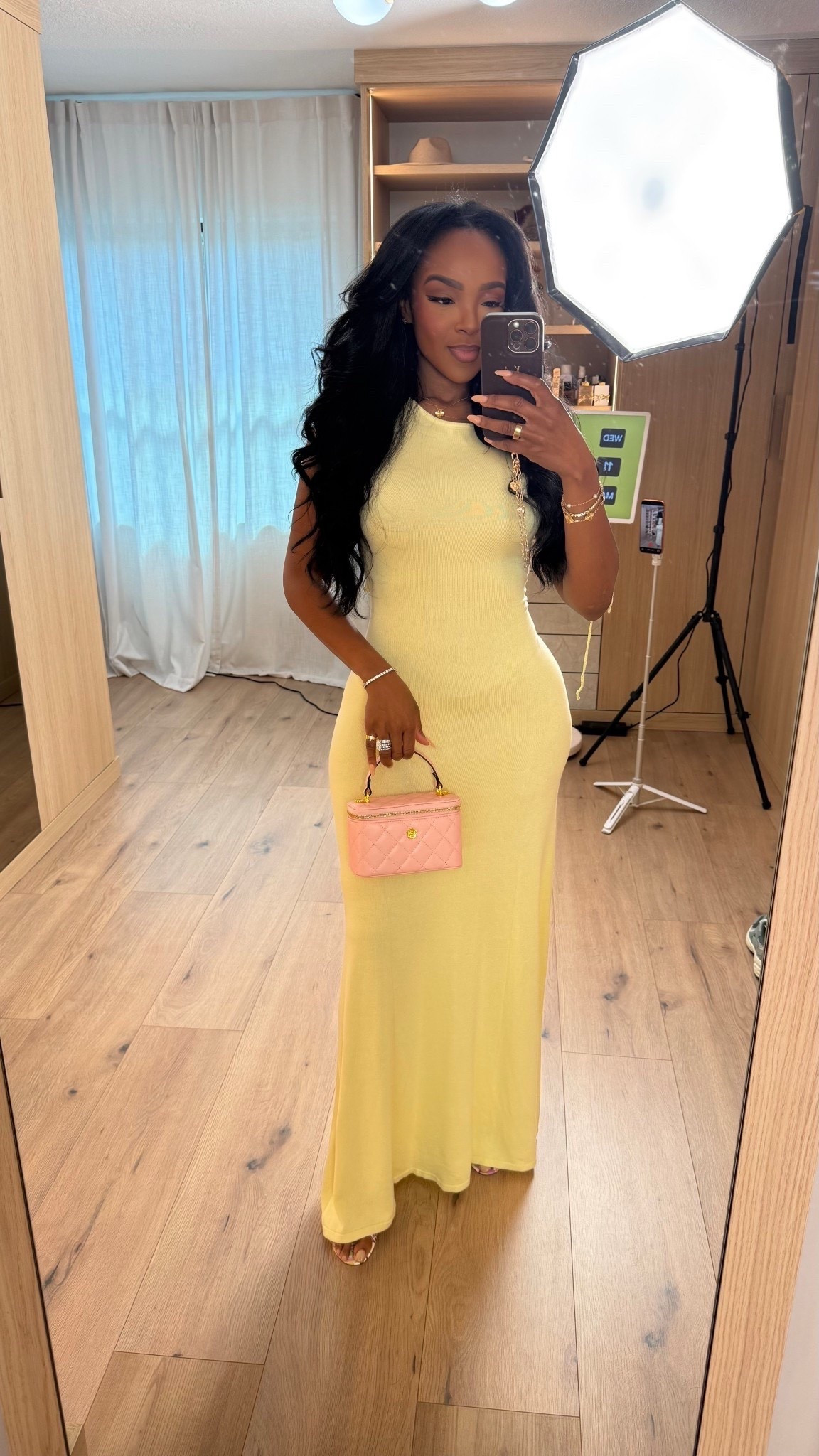 Scroll to shop this soft yellow maxi dress that feels both minimal and effortlessly elegant. The sleek silhouette hugs in all the right places while the pastel tone adds a fresh, feminine touch that’s perfect for warm-weather styling.

Perfect for brunch, vacation outfits, summer dinners, travel days, and sunset events.

5'4" | 138 lbs | 34D bust | 27" waist | 40" hips

#LTKvlog #LTKootd #LTKSpringSale

#LTKPetite #LTKootd #LTKgrwm
