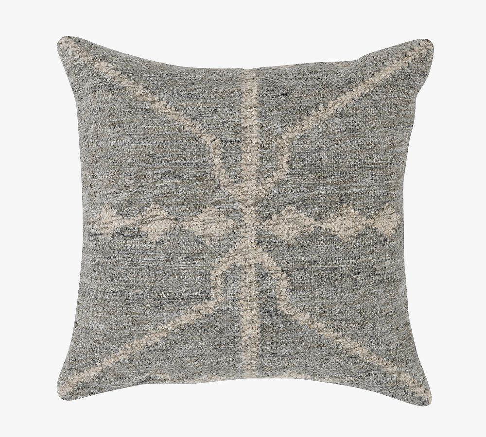 Shana Handwoven Outdoor Throw Pillow | Pottery Barn (US)