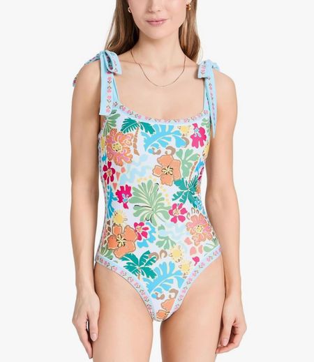 Tropical floral one piece swimsuit 

#LTKover40 #LTKswim