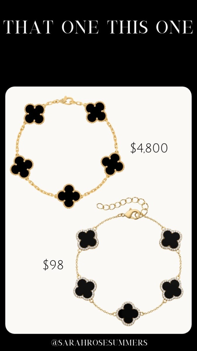 Designer Inspired for Less 
Black & Gold Bracelet 

#LTKgrwm #LTKootd