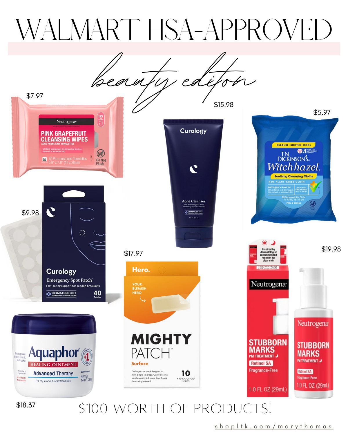 
HSA-eligible beauty products you didn’t know qualified 💅. Sharing this because, with layoffs and the shutdown, every dollar counts. #HSA #HSAeligible #HSACard #FSA #BudgetBeauty #AffordableSkincare #BeautyOnABudget #SelfCare
#WalmartBeauty 

 

#LTKSaleAlert #LTKFindsUnder50 #LTKBeauty