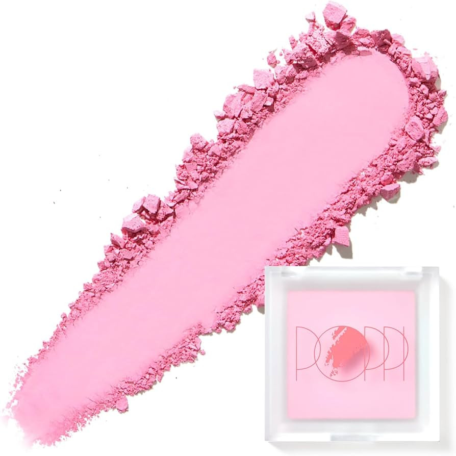 Poppi Cosmetics Silky Matte Blush - Luxurious Blush Powder for Cheeks, Long-Lasting, Natural Look... | Amazon (US)
