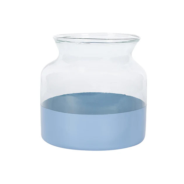 French Blue Dipped Vase | Cailini Coastal