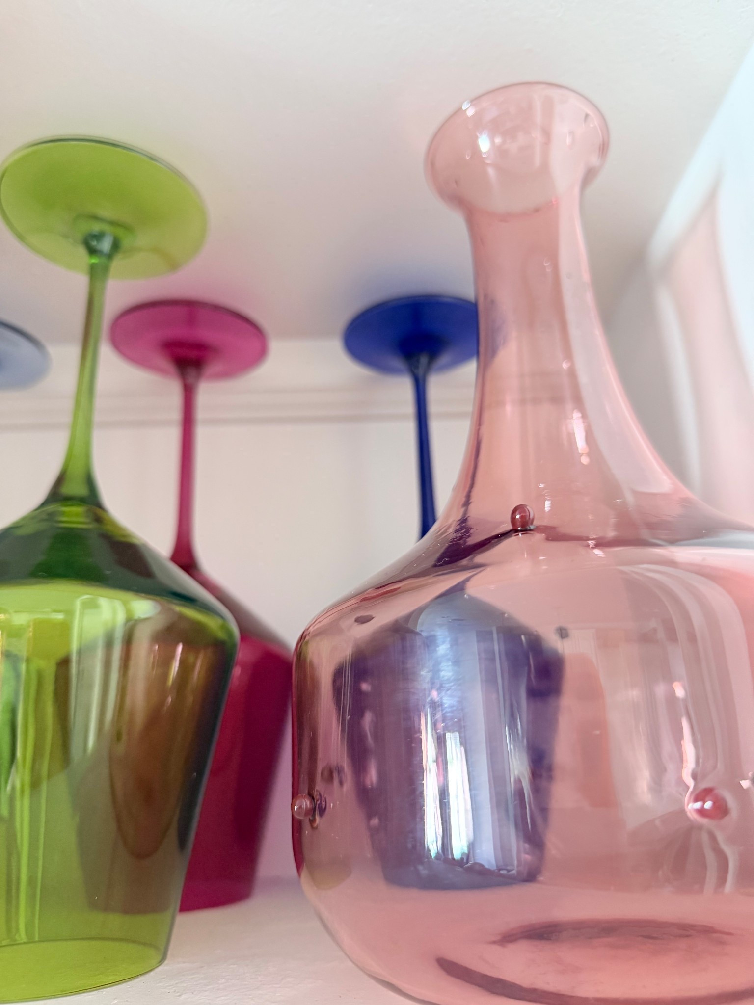 The glass decanter with dots was a seasonal item but I have linked a couple others

#LTKHome