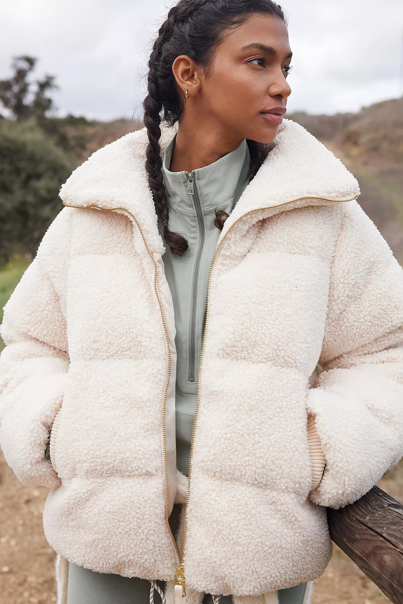 Varley Wilkins Sherpa Puffer Jacket | Anthropologie (UK)