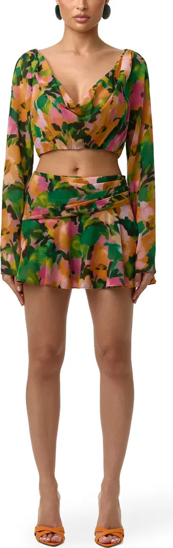 Naked Wardrobe Ruffle Chiffon Miniskirt | Nordstrom | Nordstrom
