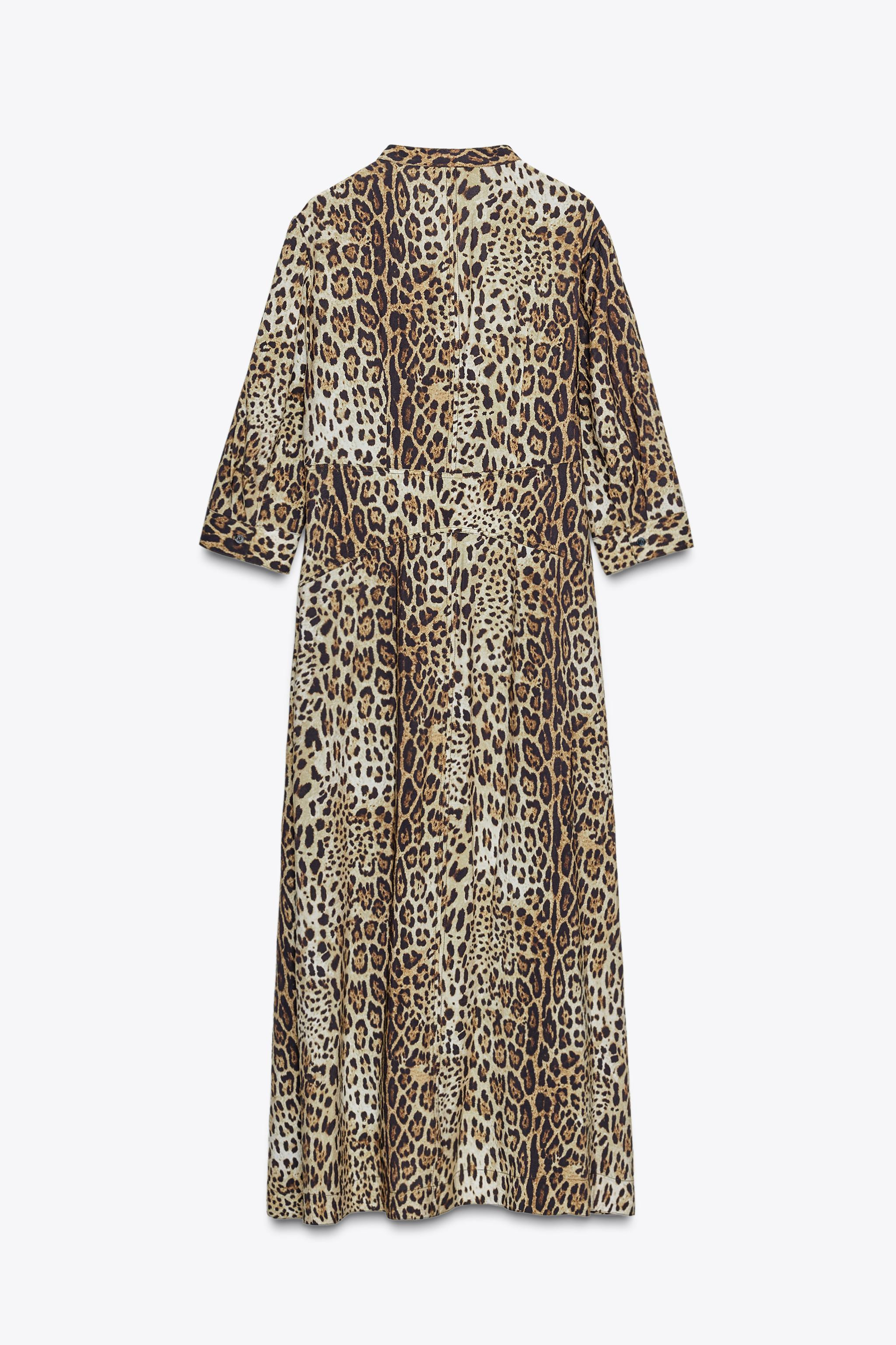 ZW COLLECTION ANIMAL PRINT DRESS | Zara US
