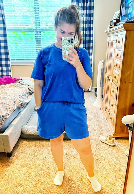 obsessed with this new lounge set from Old Navy 💙 comes in several other colors and runs big, I sized down.

Great for traveling over spring break!

#LTKstyletip #LTKfindsunder50 #LTKtravel