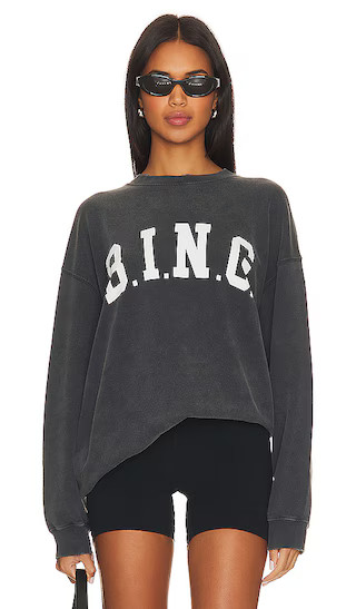 Tyler Bing Sweatshirt in Washed Black | Revolve Clothing (Global)
