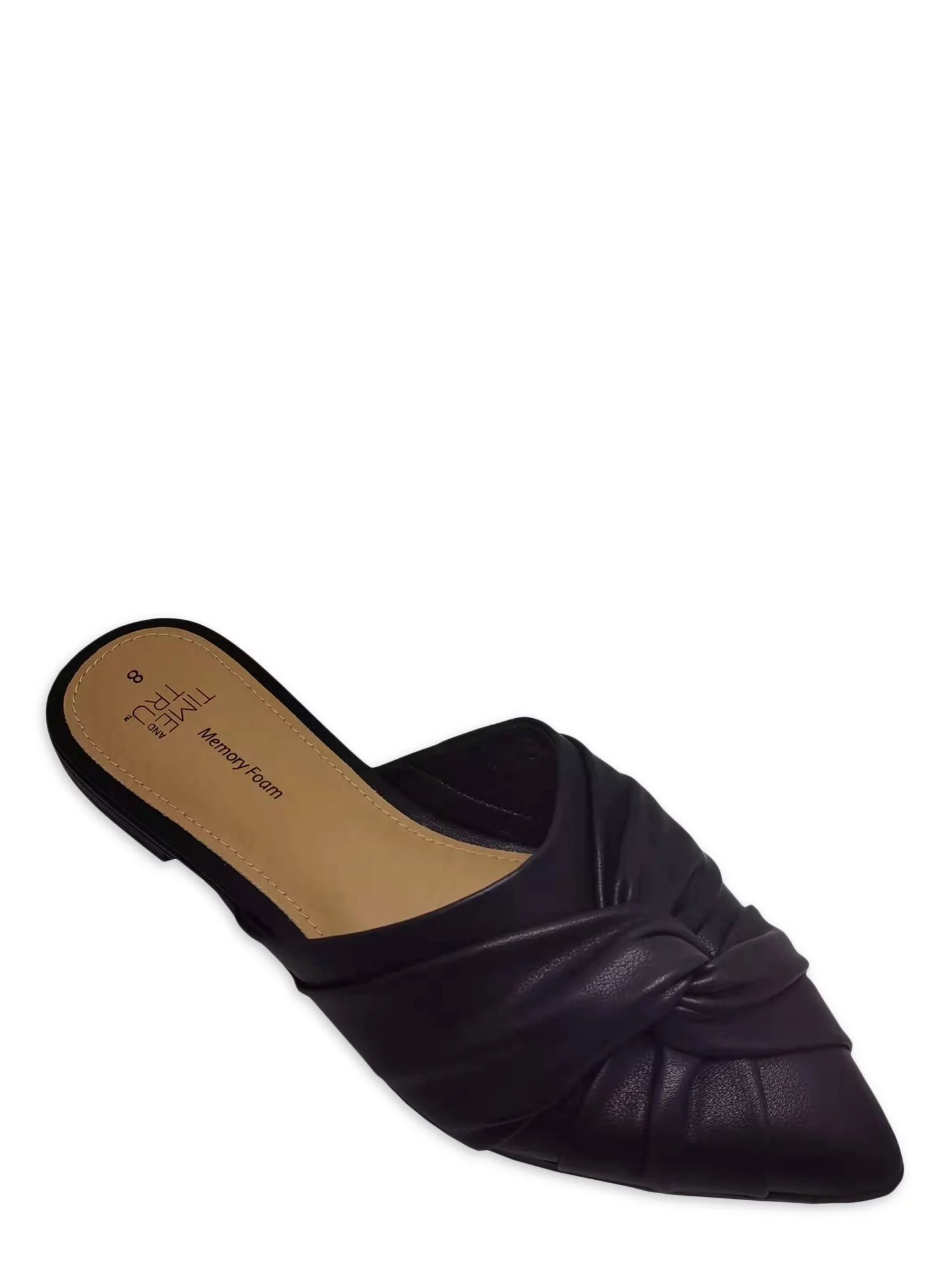 Time and Tru Women's Dress Twist Mules - Walmart.com | Walmart (US)