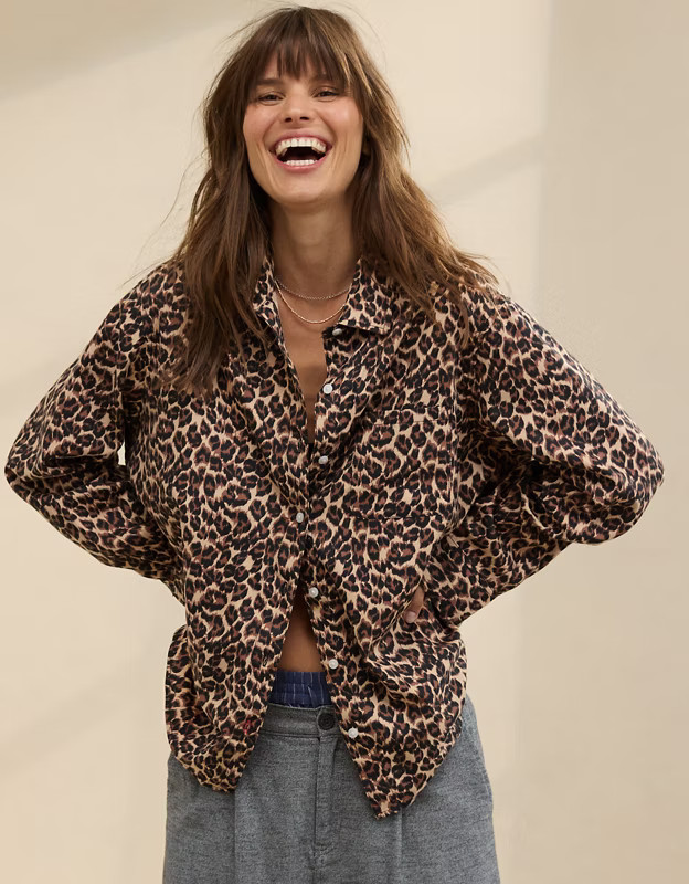 Aerie Off-Duty Flannel Shirt | American Eagle Outfitters (US & CA)