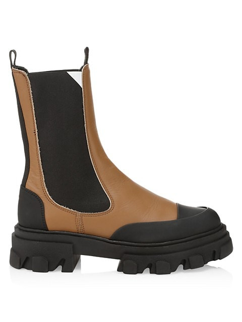 Lug-Sole Leather Combat Boots | Saks Fifth Avenue