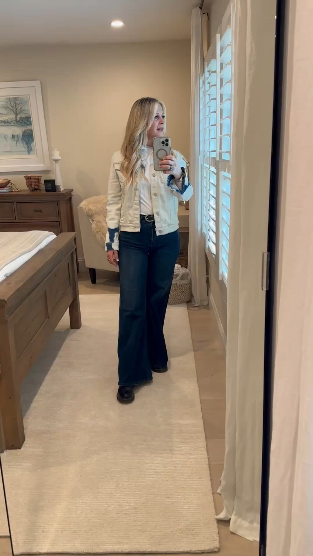 OOTD - Recently, I found this super cute bleached denim jacket by Mother at a consignment store.  Wearing a small. Found a couple on Poshmark  

Red Carpet of Life, LTK over 50, denim 

#LTKWorkwear #LTKOver40 #LTKStyleTip