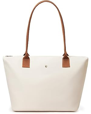 KALIDI FANCY FOREST Tote Bag for Women Nylon Top-Handle Purse,Shoulder Bag with Zipper Leisure Fo... | Amazon (US)