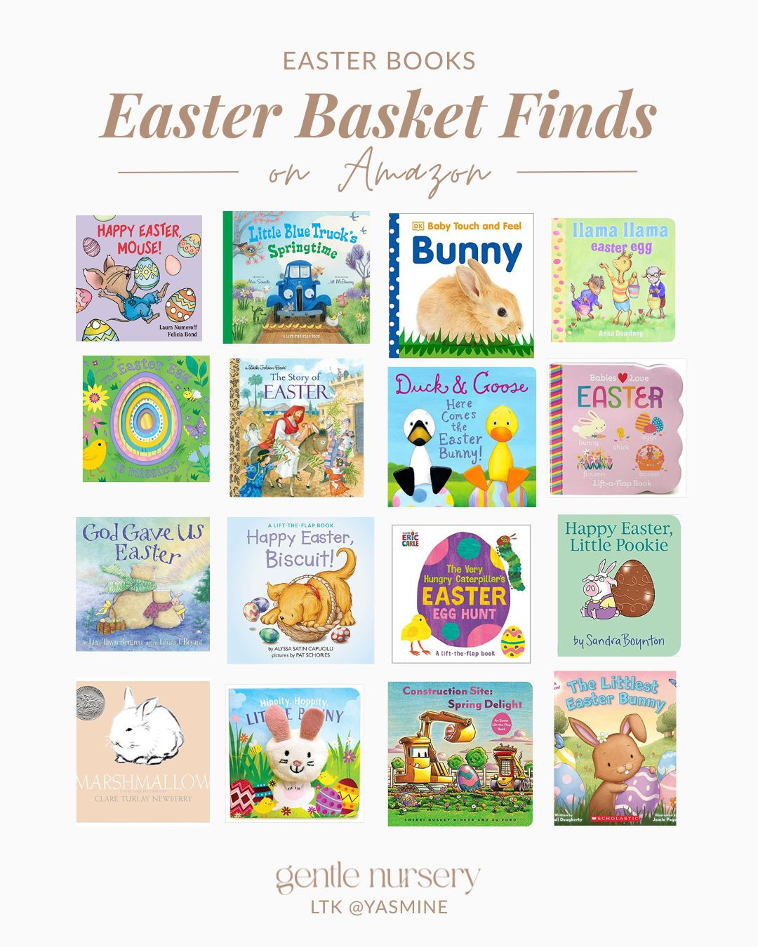 Easter themed books make a great addition to your baby or toddler’s Easter basket! 

#LTKBaby #LTKSeasonal #LTKKids