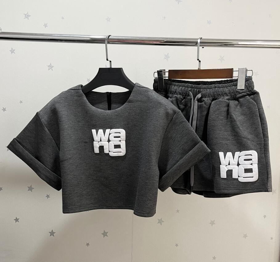 Fashion Women Hoodies Men Sweater Alex-ander -Wang Letter Washed hoodie Haze Blue Hoodie dupe | DHGate