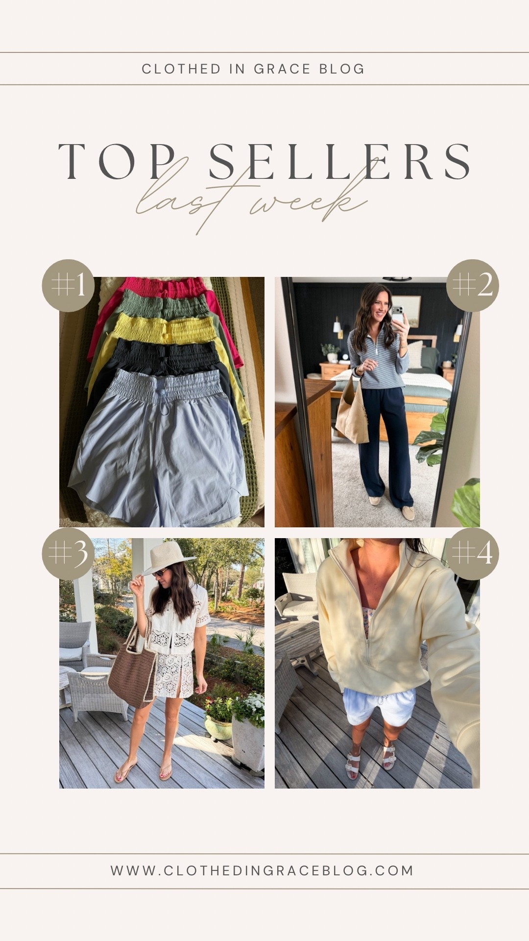 Last weeks best sellers 