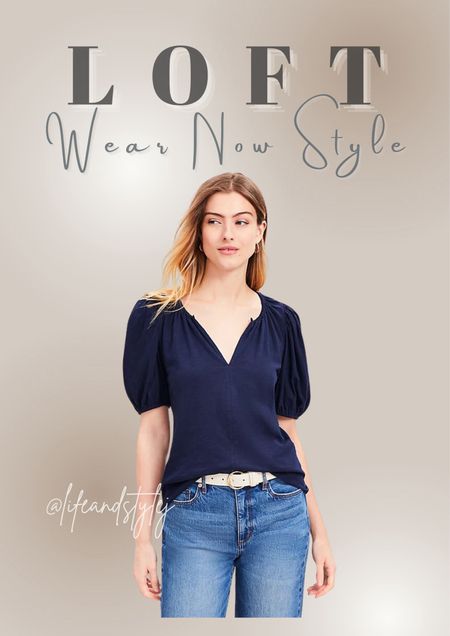 Effortlessly chic: The Puff Sleeve Split Neck Top combines modern elegance with timeless charm. Featuring stylish puff sleeves and a flattering split neckline, this top adds a touch of sophistication to any outfit. Pair it with high-waisted jeans for a polished daytime look or with a tailored skirt for an office-ready look! 

#LTKSeasonal #LTKover40 #LTKfindsunder50