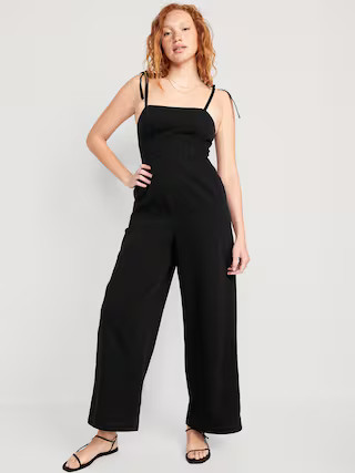 Tie-Shoulder Corset Cami Jumpsuit for Women | Old Navy (US)