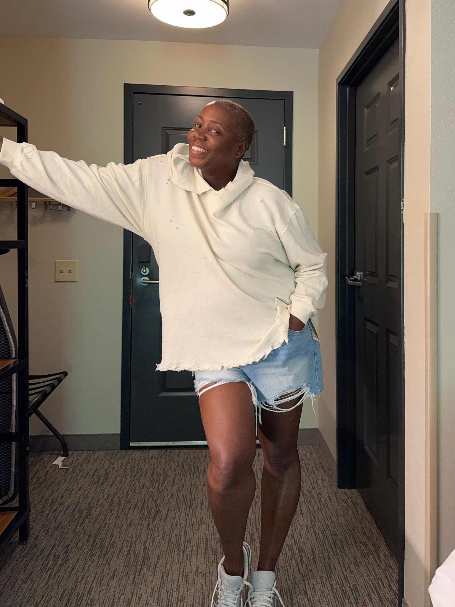 What you wearing when it’s too hot for a heavy sweatshirt and too cold to go without sleeves? If perimenopause is knocking at your door, you experience this often. This combo is my go to! 

#LTKOver40 #LTKMidsize #LTKStyleTip