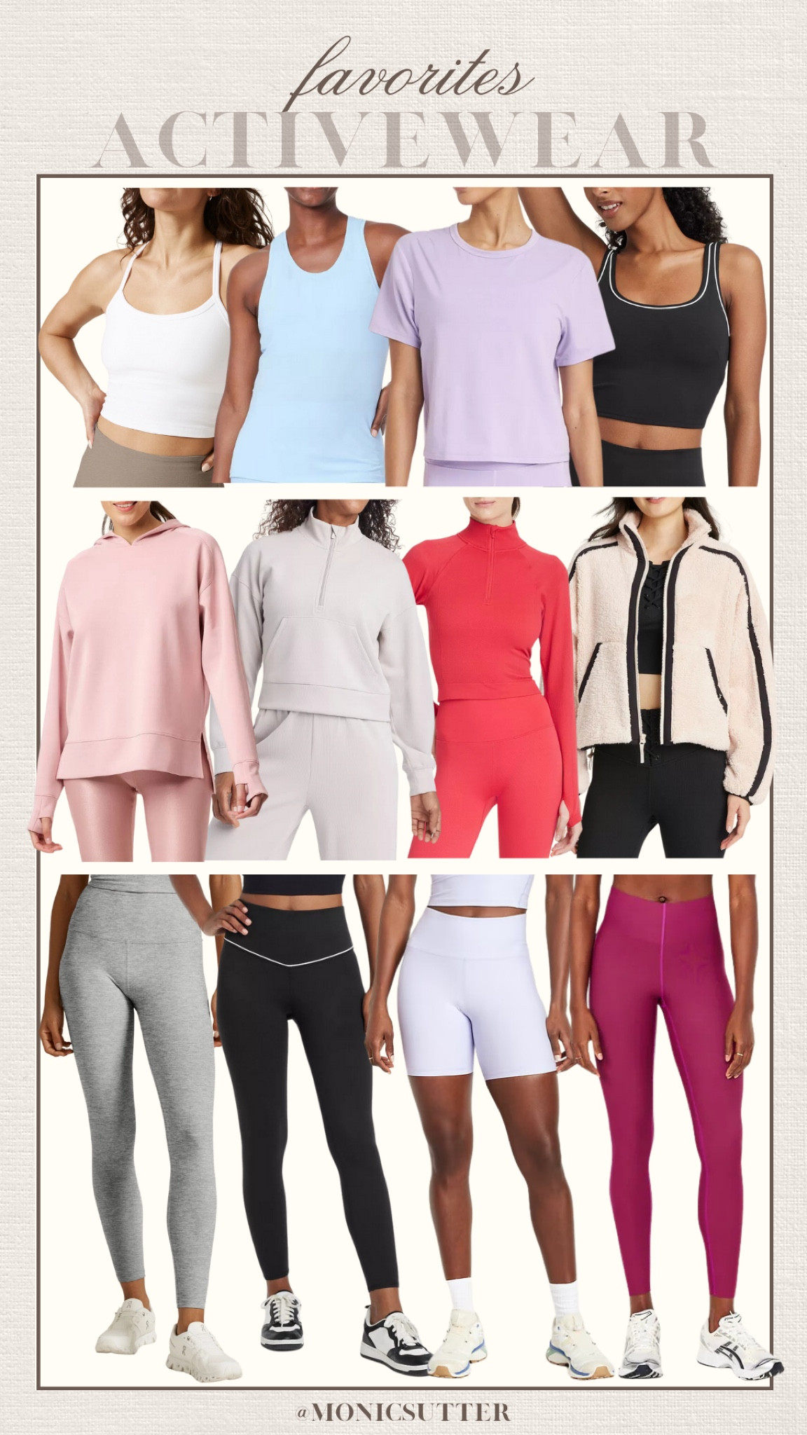 Favorite activewear!!

Target, activewear, work out outfit, beyond yoga, Pilates outfit, Old Navy, winter jackets, athletic hoodie, biker shorts, leggings

#LTKActive #LTKFitness #LTKStyleTip