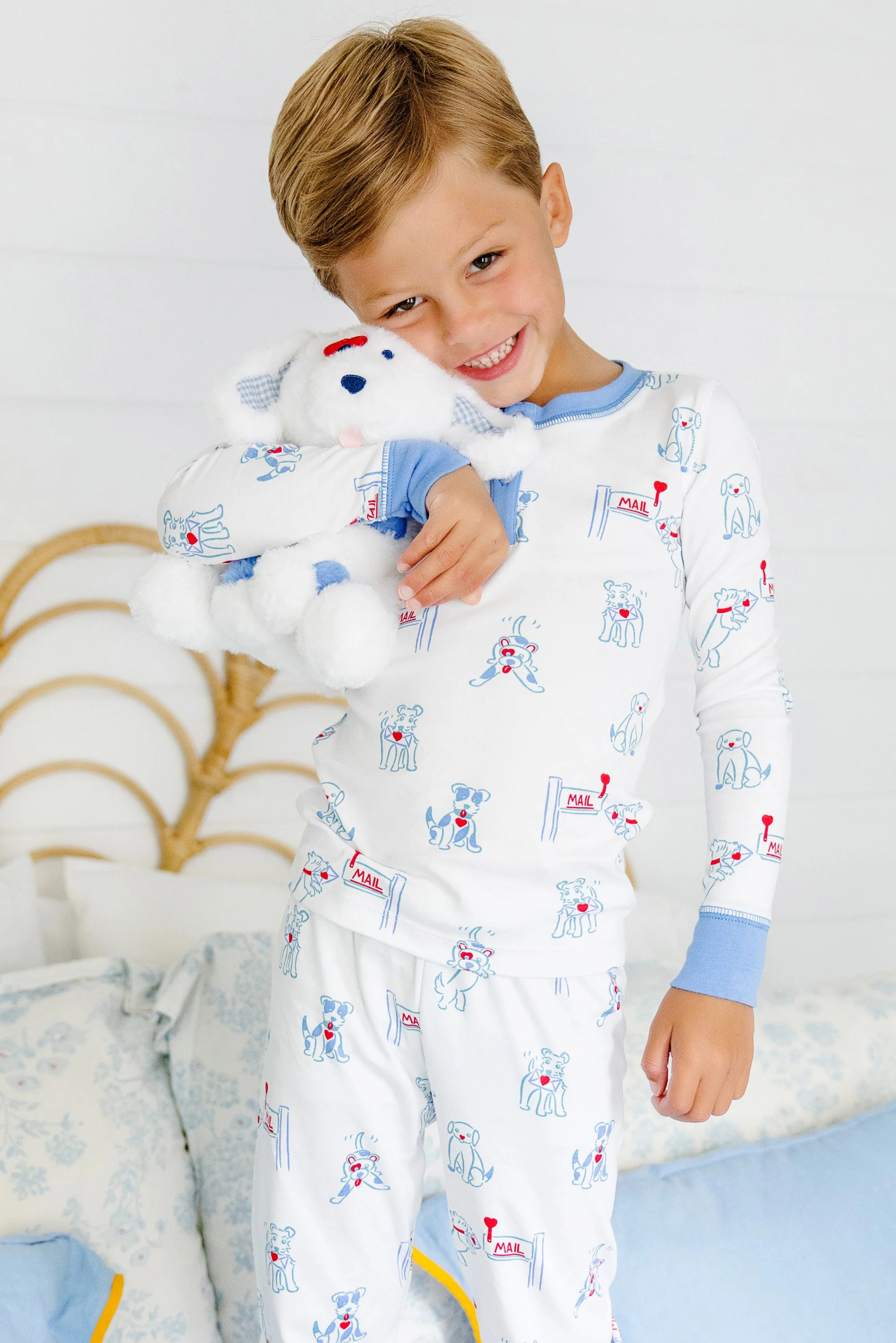 Sutton's Sweet Dream Set - Pen Pal Puppies with Sunrise Boulevard Blue | The Beaufort Bonnet Company