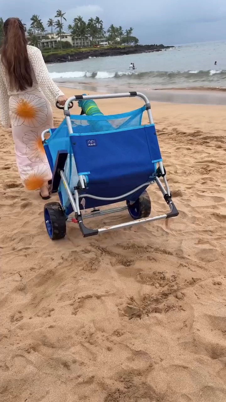Amazon Beach Chair Wagon! This might be the smartest beach find I’ve ever seen🙌. A beach chair and wagon in one so you can roll all your beach essentials without carrying everything by hand 🏖️☀️

#amazonhome #beachfinds #beachdays #summerfinds #amazonbeachfinds

#LTKHome