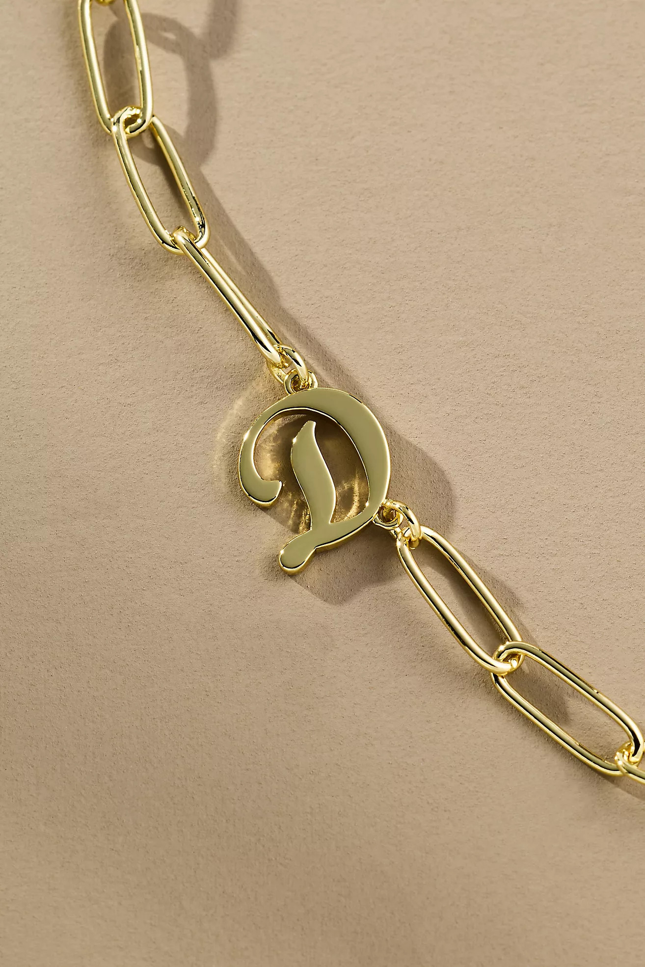 Uncommon James Cursive Initial Monogram Necklace | Anthropologie (US)