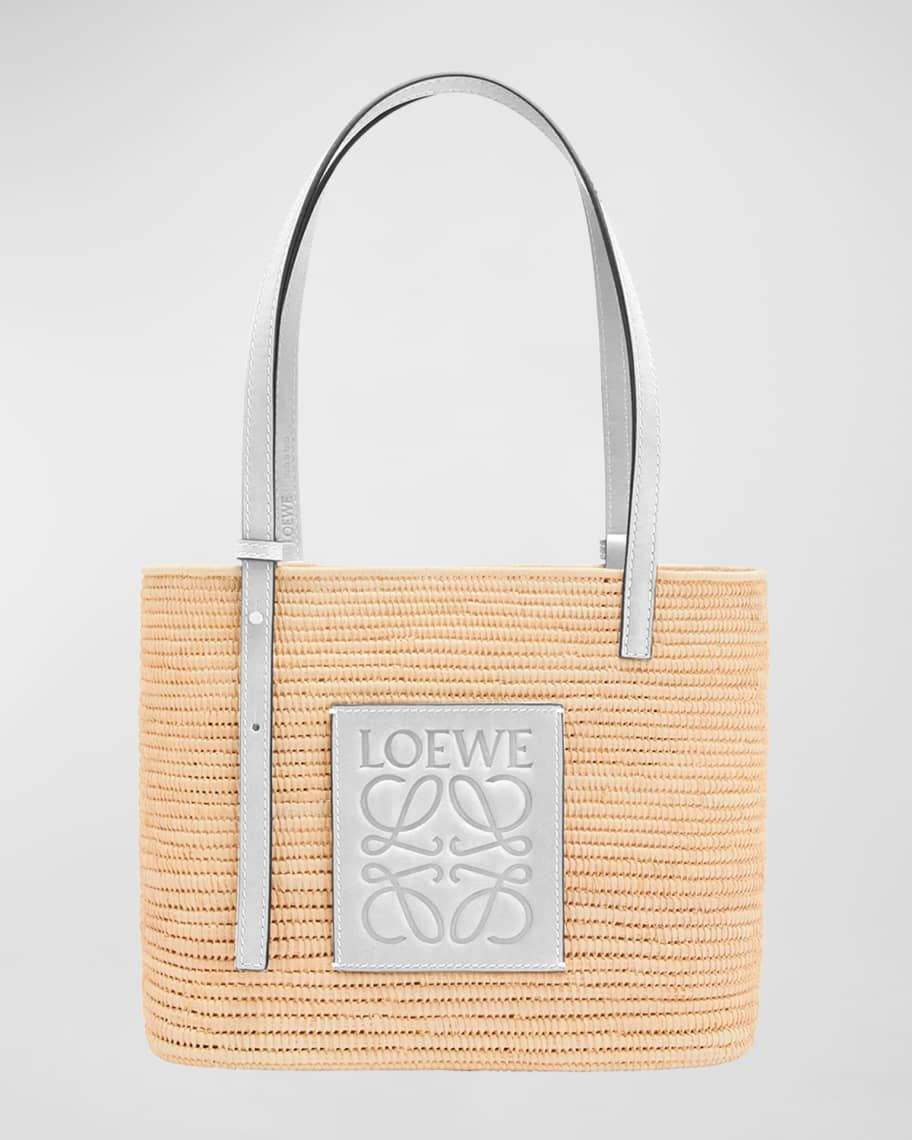 x Paula's Ibiza Square Basket Small Tote Bag | Neiman Marcus