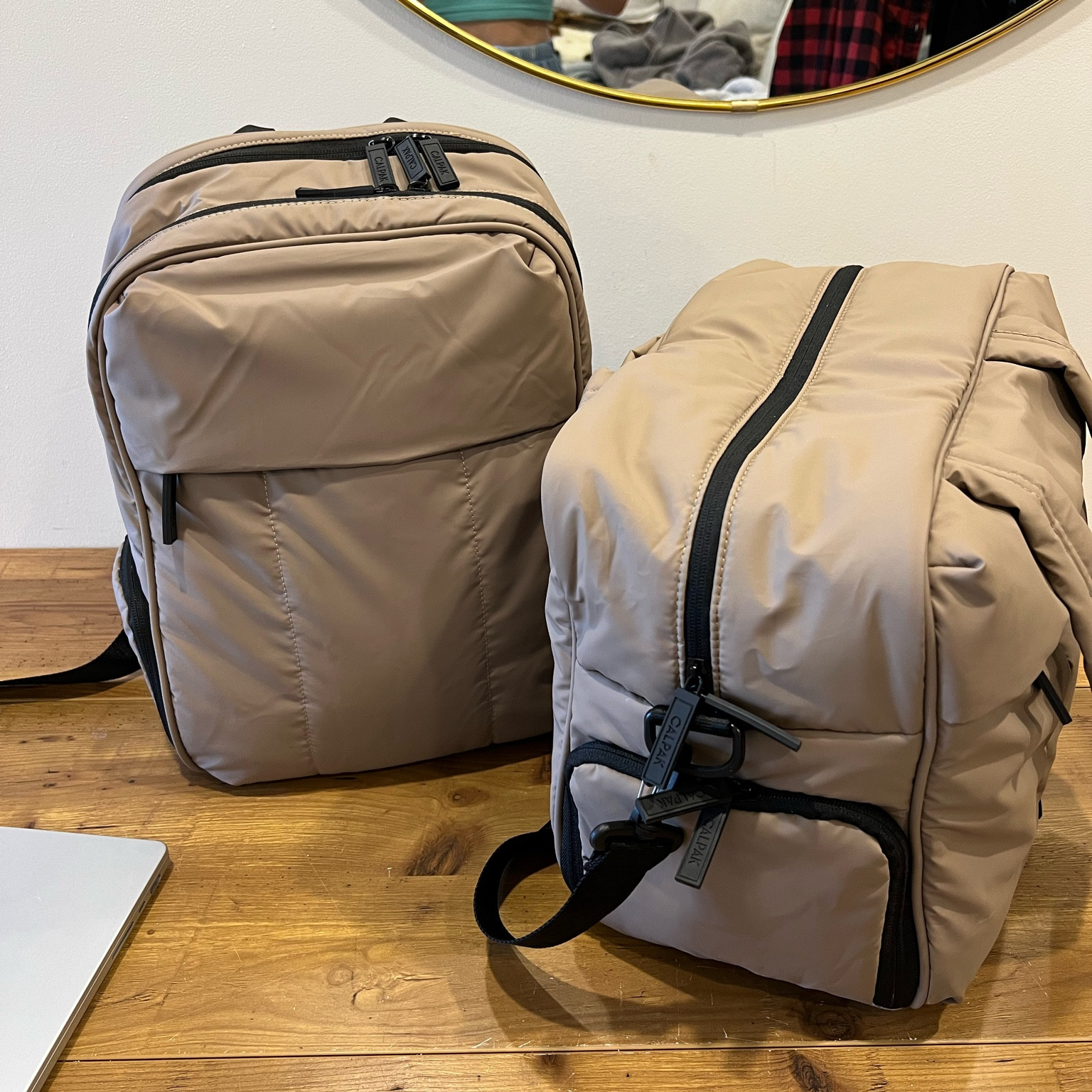 The backpack and duffle I’ve been using every day for work and the gym! Currently 20% off! Color is mocha 

#LTKCyberweek #LTKHoliday #LTKGiftGuide