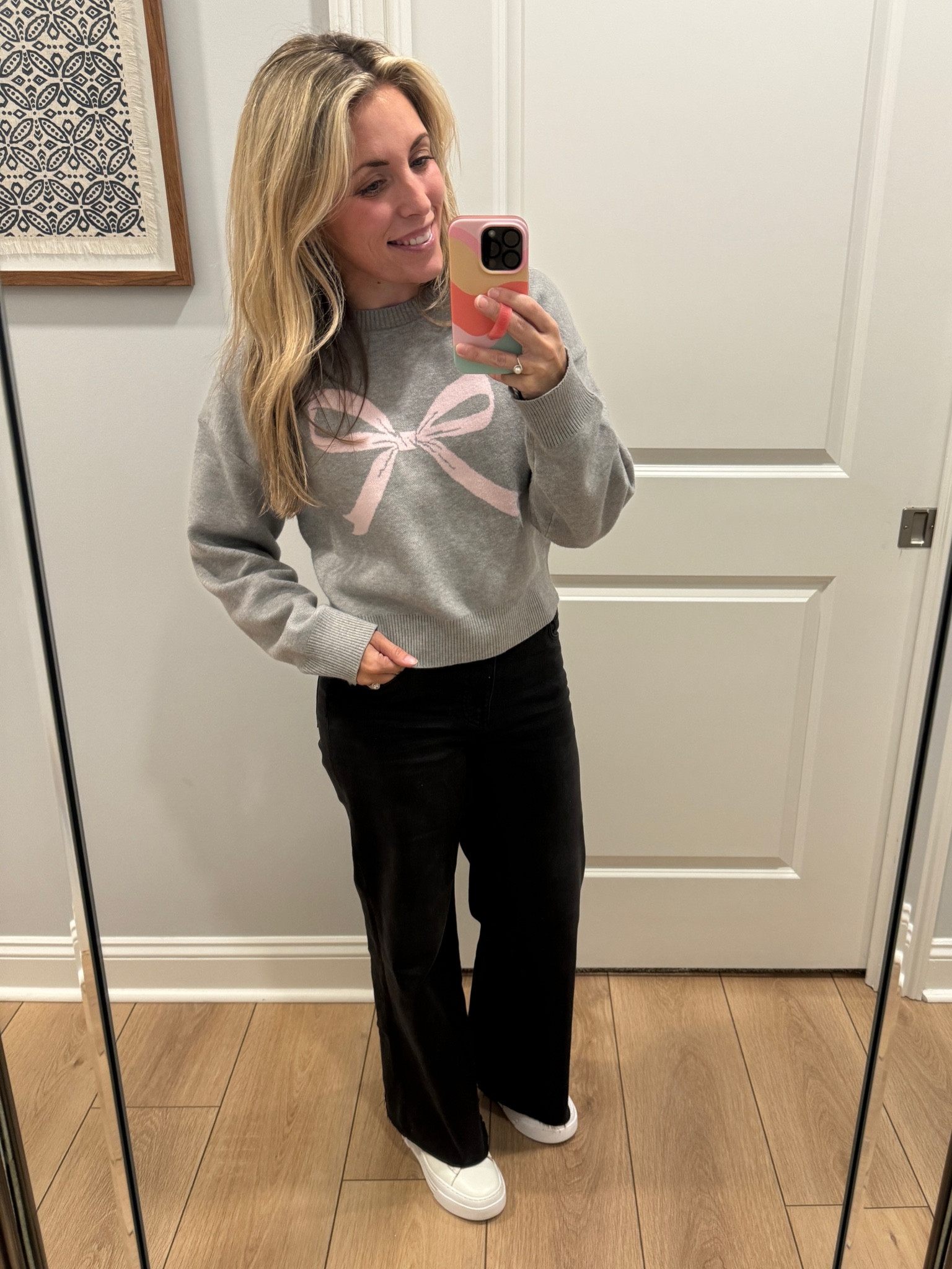 Obsessed with the bow trend 🎀 
Comfortable fall outfit! 

#LTKFindsUnder50 #LTKOver40 #LTKFindsUnder100