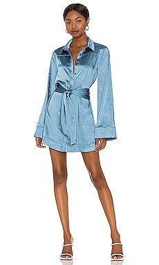 Camila Coelho Priscilla Mini Dress in Blue from Revolve.com | Revolve Clothing (Global)