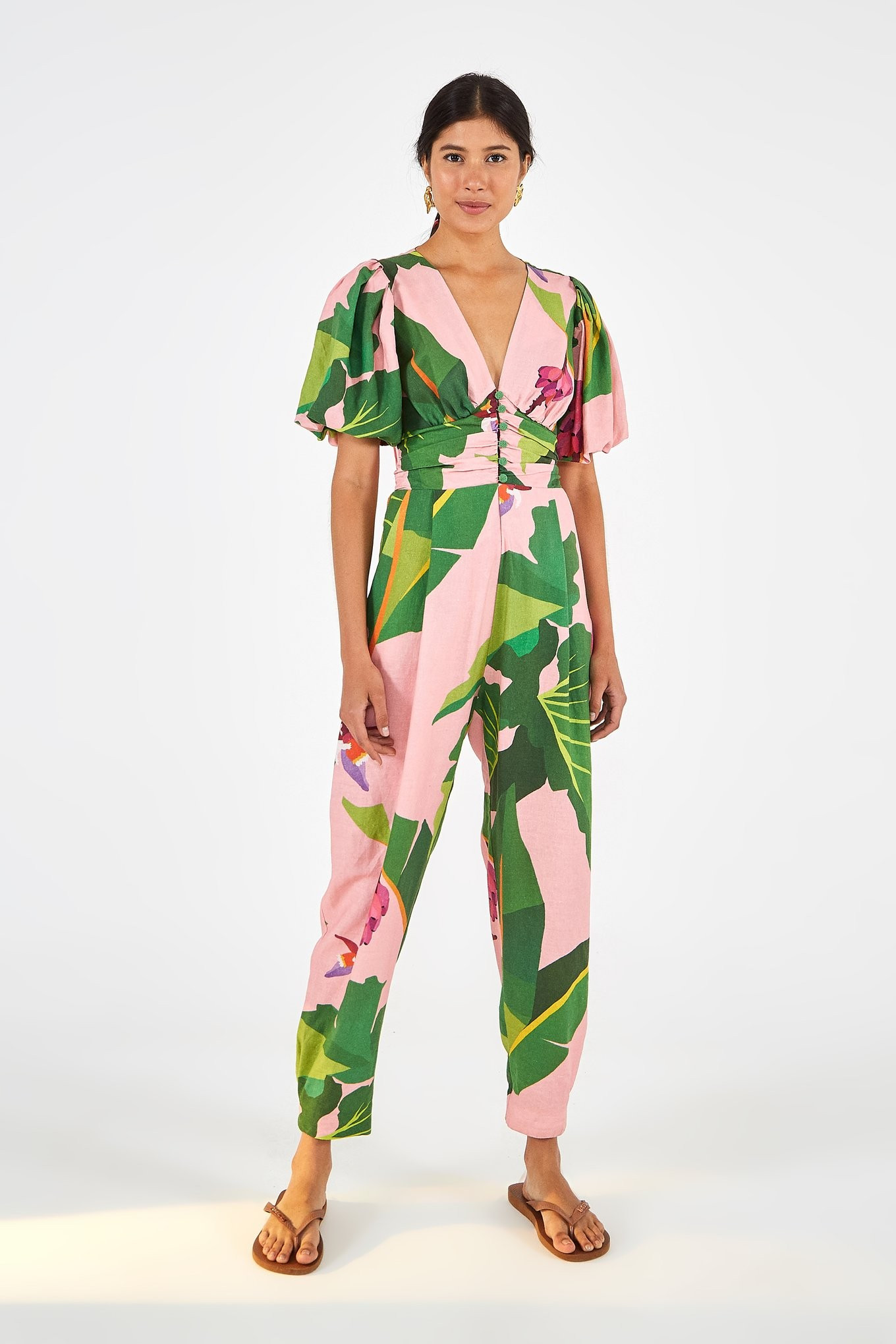 TROPICALISTIC JUMPSUIT | FarmRio (US)