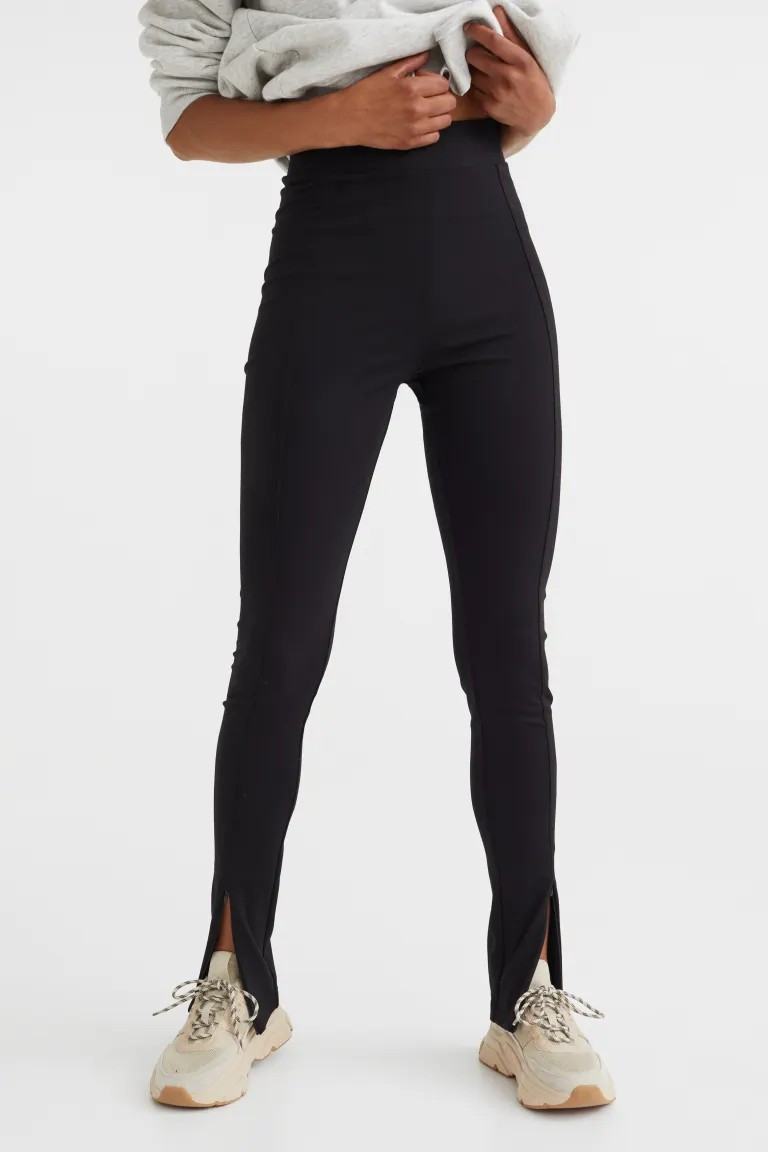 Zip-hem Leggings | H&M (US + CA)