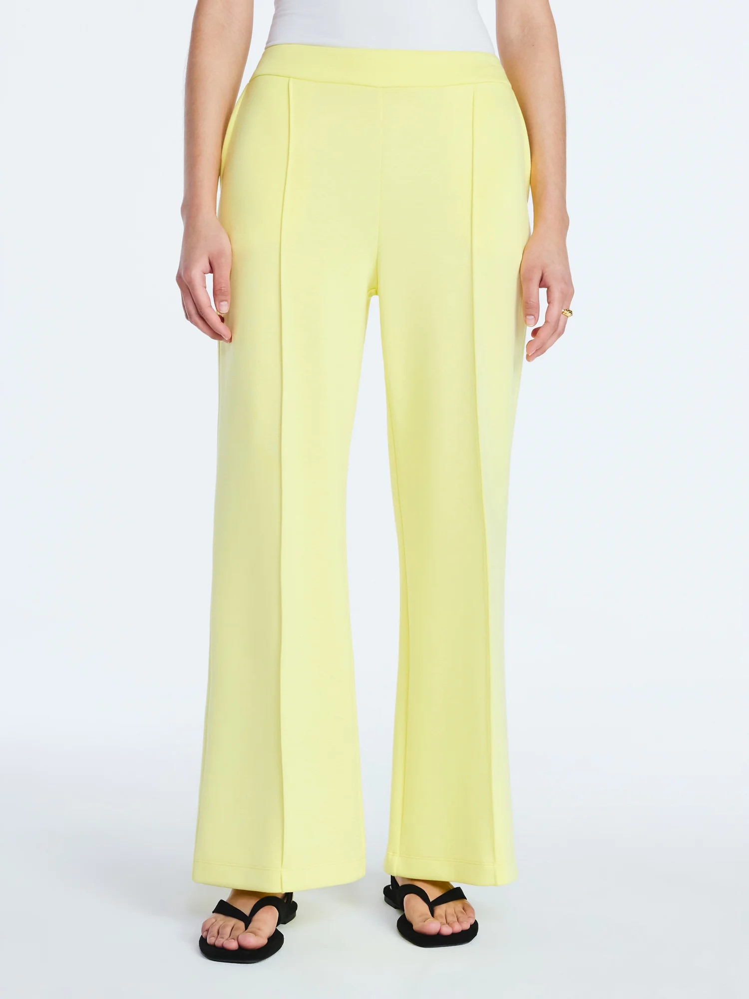 Scoop Women's and Women's Plus New Scubaknit Seamed Sweatpants, Regular and Short Lengths, Sizes ... | Walmart (US)